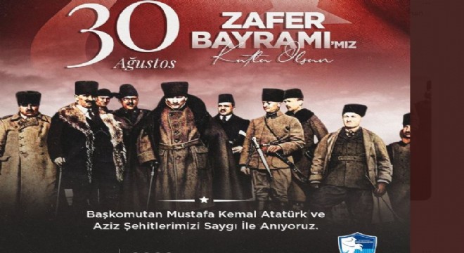 '30 Ağustos, Türk ulusunun yeniden dirilişidir'