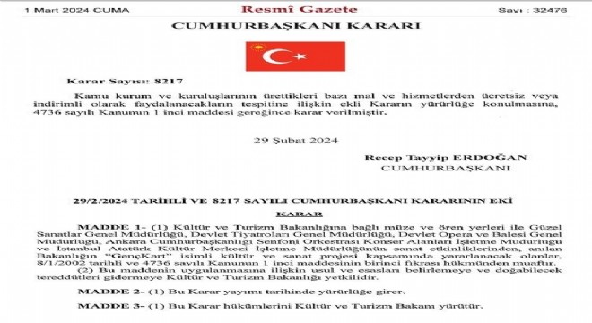 'GençKart' uygulaması başlatıldı