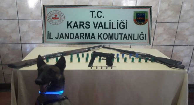 Jandarmadan ruhsatsız silah operasyonu