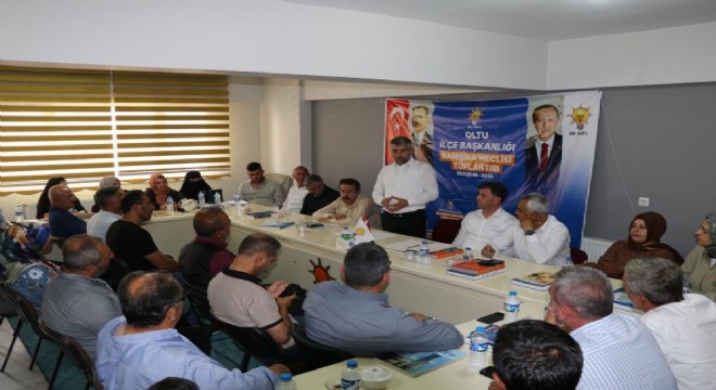 Oltu'da AK Parti danışma meclisi toplandı