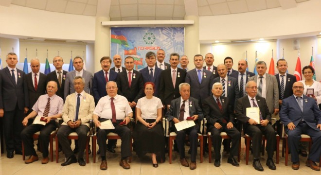 'Türk Cumhuriyetleri 25. Yıl Madalyası'' sahiplerini buldu