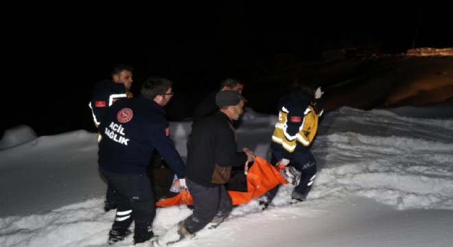 Oltu'da hastaya ulaşma operasyonu