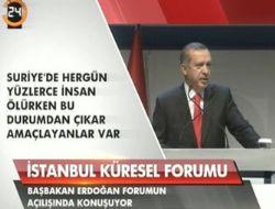 Başbakan Küresel Forum'da konuştu