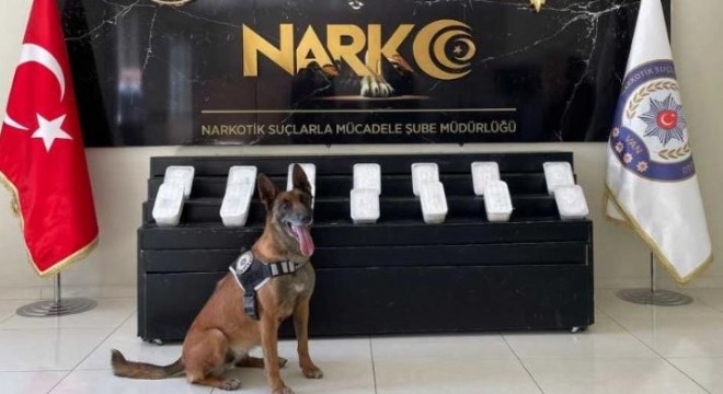 10 kilo 500 gram metamfetamin ele geçirildi
