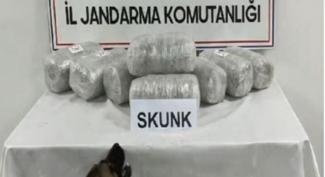 10 kilogram skunk ele geçirildi, 1 şüpheli tutuklandı