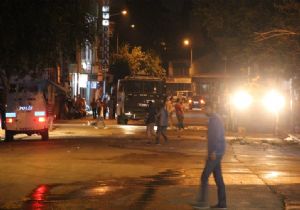 Maskeli saldırganlara polis müdahale etti