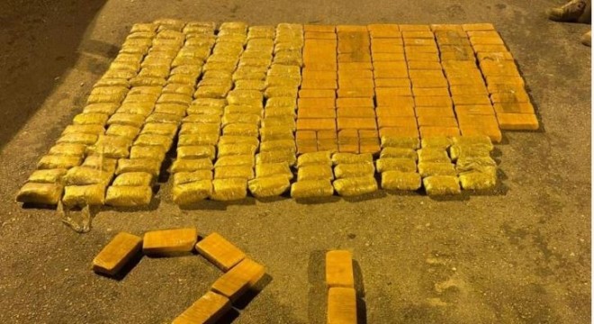 119,6 kilo eroin ele geçirildi