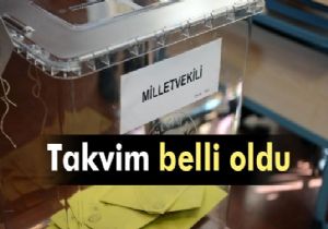 YSK Seçim Takvimi açıklandı