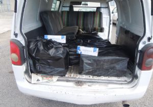 11 bin paket kaçak sigara ele geçirildi