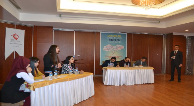 14 ilin çocukları Erzurum'da yarıştı