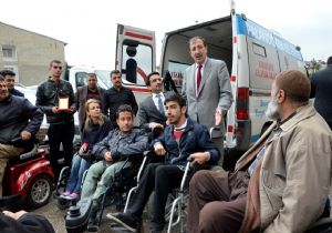 Bulutlar'a engelli Dostu Başkan övgüsü