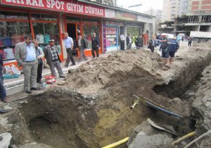Altyapı çalışmasında kaza