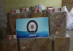 15 bin paket kaçak sigara ele geçirildi