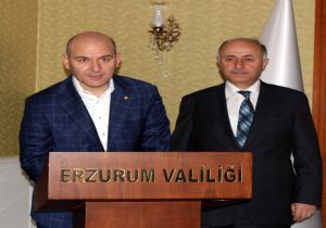Bakan Soylu Erzurum'da