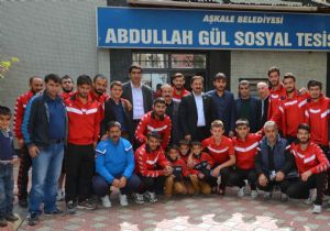 Aşkale Belediyespor farka gitti