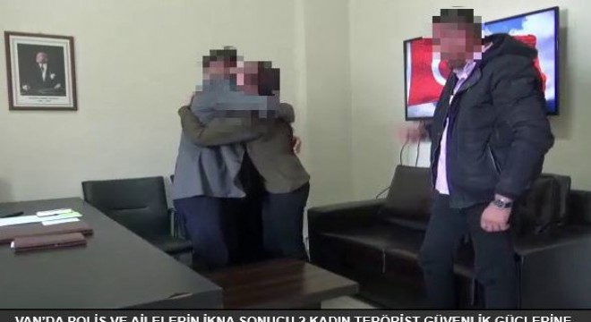 2 kadın terörist teslim oldu