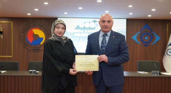 200 kadın çiftçi sertifika aldı