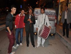 Davullu zurnalı sahur keyfi