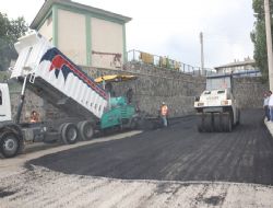 Palandöken asfalta yoğunlaştı
