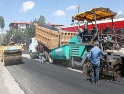 Palandöken yolları yenileniyor