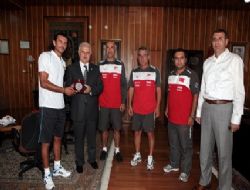 Koçak Reçber'i ağırladı