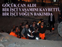 Çaykara'da göçük: 1 ölü