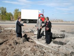 Aziziye'de altyapı atağı