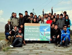 En büyük kartal Erzurum'da görüldü