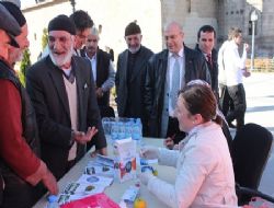 Dadaşların şekerini ölçtüler