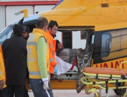 Patoz ayağını kopardı