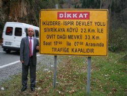 Ovit Geçidi gece ulaşıma kapalı 