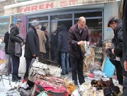 Oltu'da yangın paniği