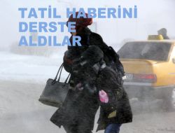 Erzurum'da Okullara kar tatili
