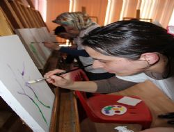 Hayallerini tuvale işlediler