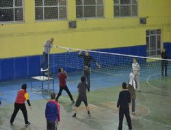 Şenkaya'da voleybol şöleni