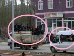 Kamyon kasasında şampiyonluk kutlaması