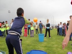 6 İlçeden 100 çocuk şenlikte buluştu