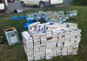 16 bin 300 paket kaçak sigara ele geçirildi