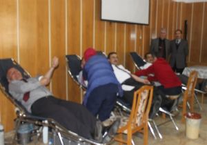 OBM personeli bağışta yarıştı