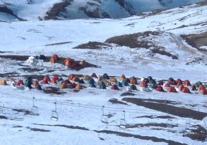 93 dağcı Palandöken'de kış eğitimi alıyor