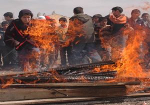 Karaçoban ve Tekman'da nevruz kutlaması