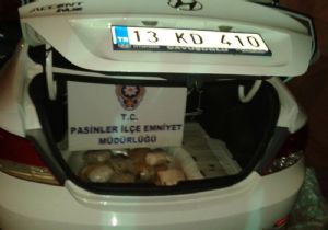 55 kilogram esrar ele geçirildi