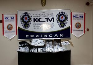 Erzincan yolunda kaçak cep telefonu operasyonu