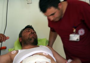 Ayıdan ölü taklidi yaparak kurtuldu