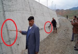 Kağızman'da baraj kanalı patladı