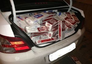 Pasinler'de kaçak sigara operasyonu