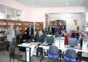 Oltu Halk Kütüphanesi'nde e-proje süreci 