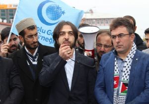 Erzurum'dan İsrail'e tepki