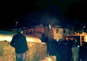 Toma bu kez yangın söndürdü