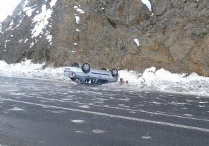 Ağrı-Erzurum yolunda kaza: 4 öğretmen yaralı